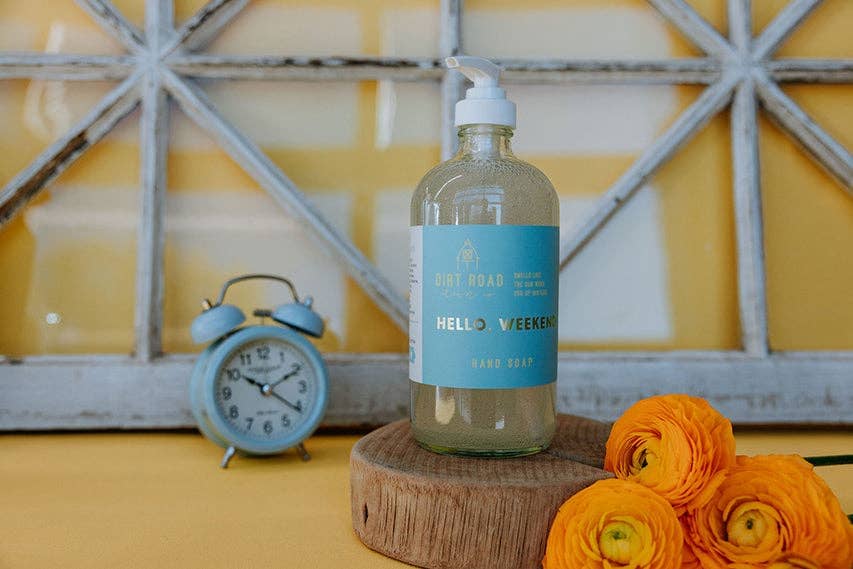 Hello, Weekend Hand Soap: Hand Soap Dirt Road Candle Co 