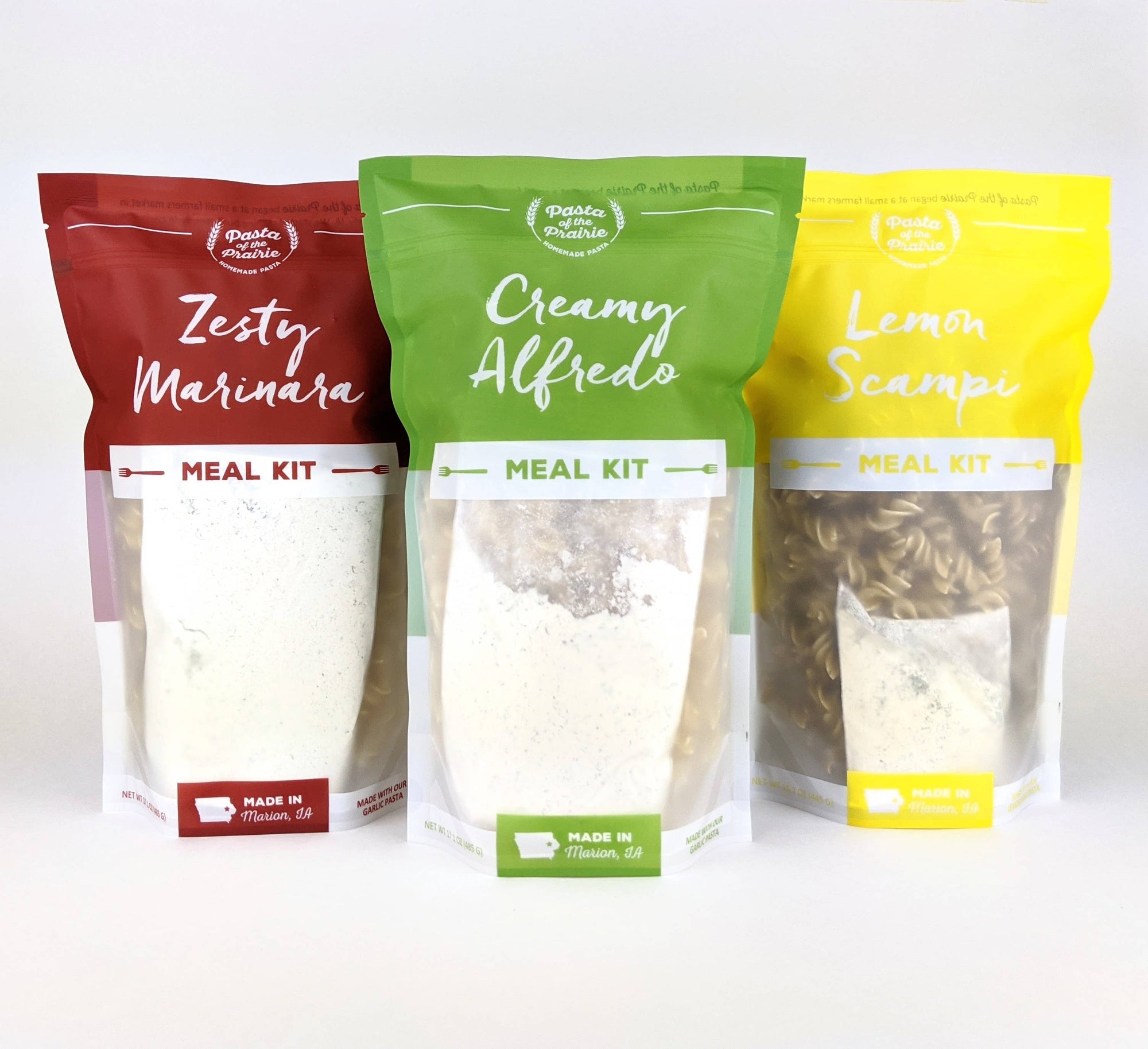 Creamy Alfredo Meal Kit with Garlic Pasta Pasta of the Prairie 