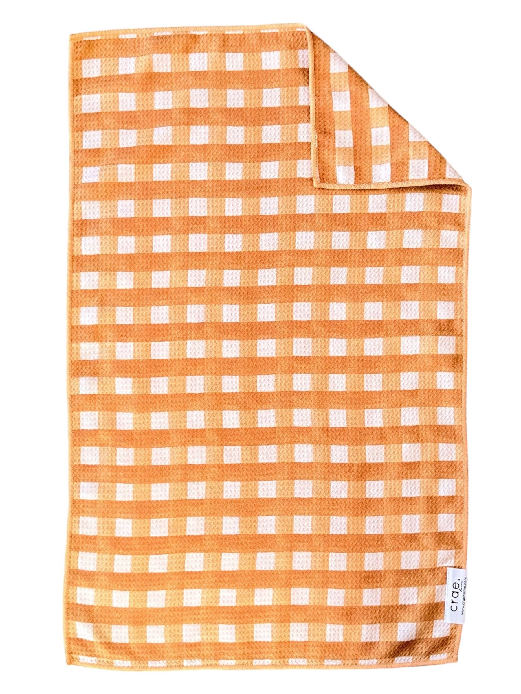 Ginger: Double-Sided Hand Towel: Gold / 17x27 in / Hand Towel Crae.Home 