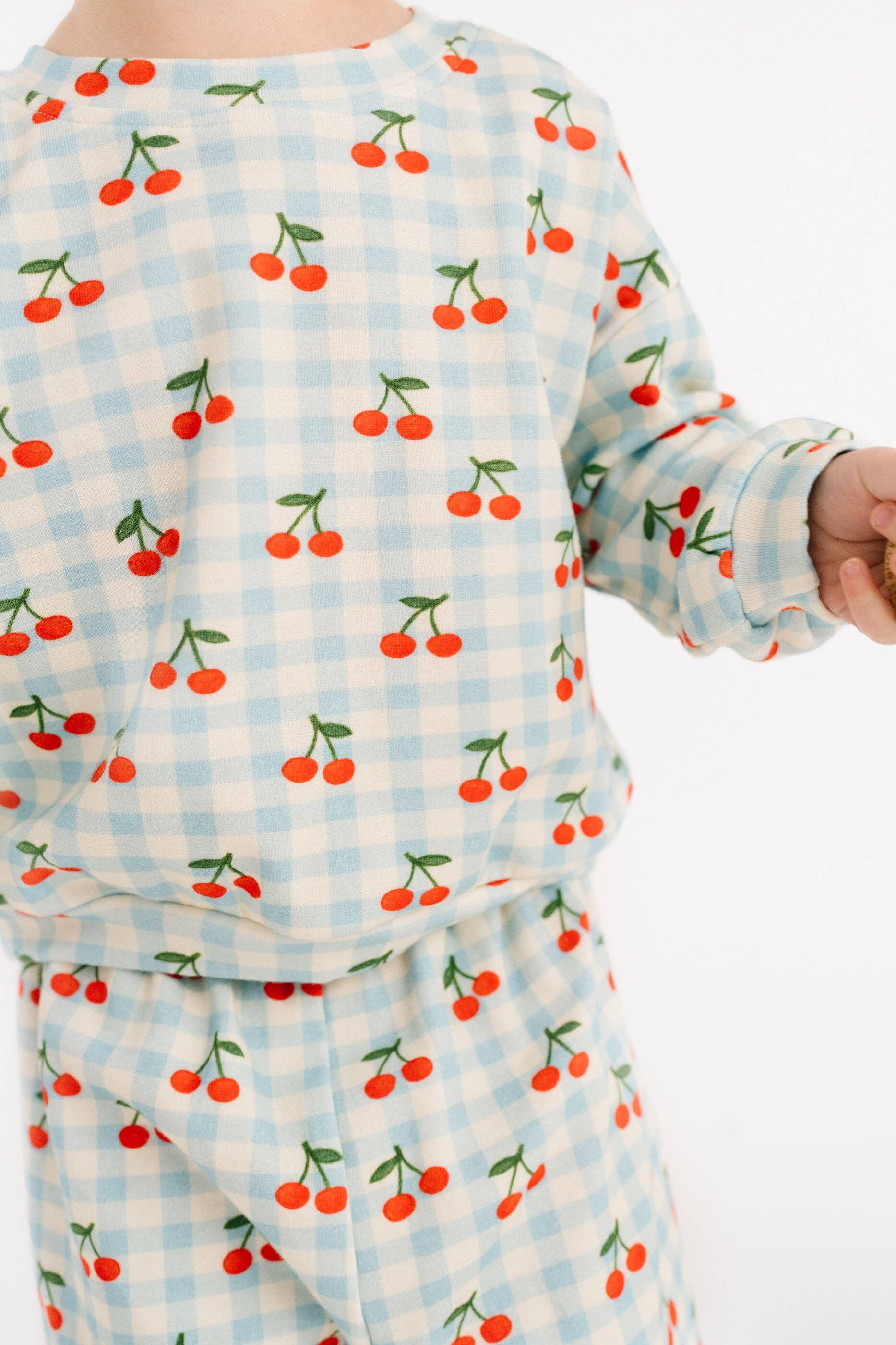 Cherry Picnic Sweatsuit: 3T Little One Shop 