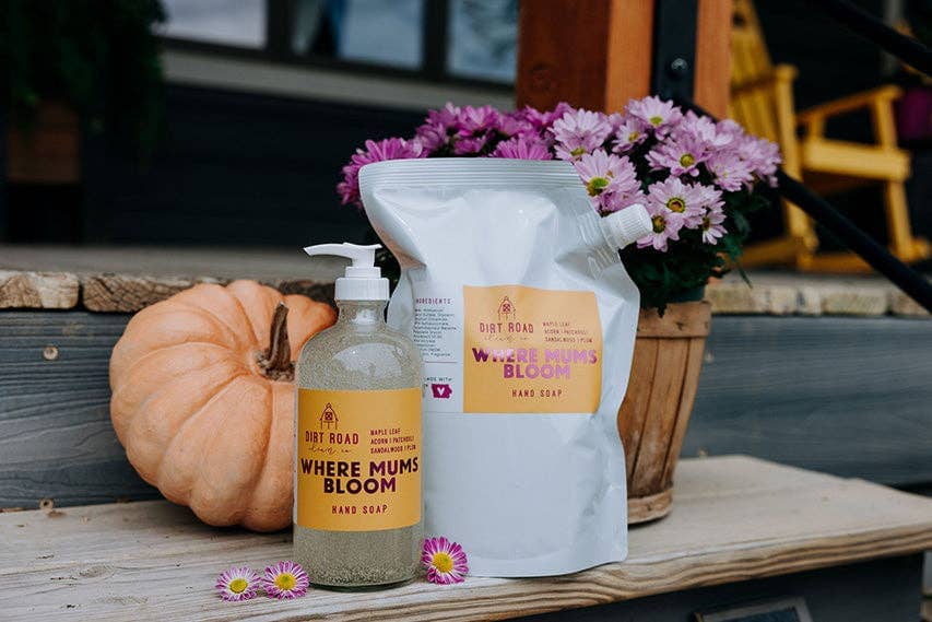 Where Mums Bloom Hand Soap: Hand Soap Dirt Road Candle Co 