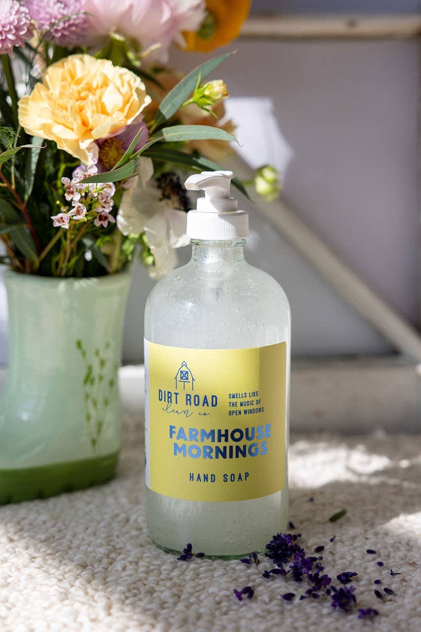 Farmhouse Mornings Hand Soap: Hand Soap Dirt Road Candle Co 