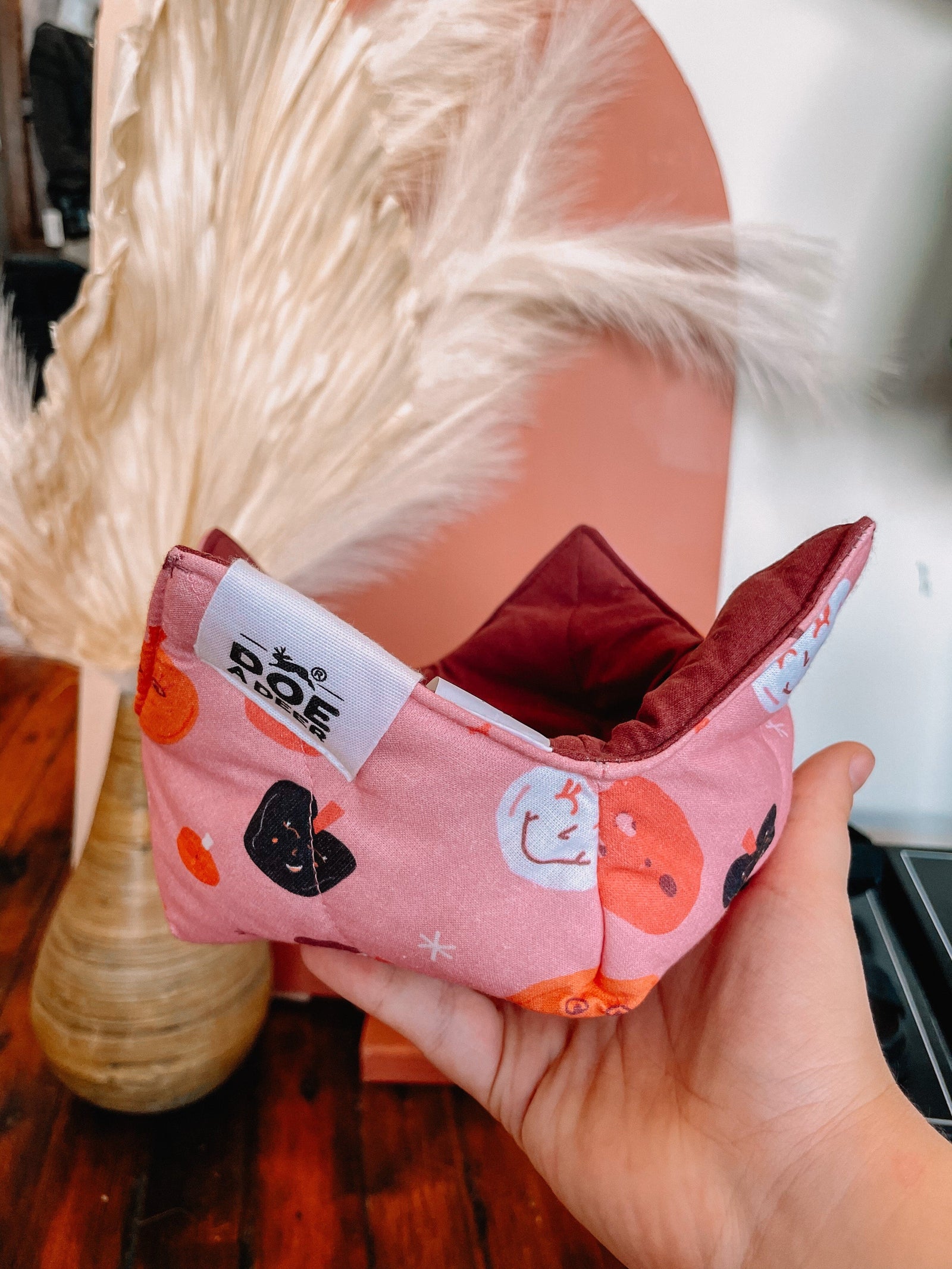 Happy Pumpkin Halloween Bowl Bestie Accessories Doe A Deer 
