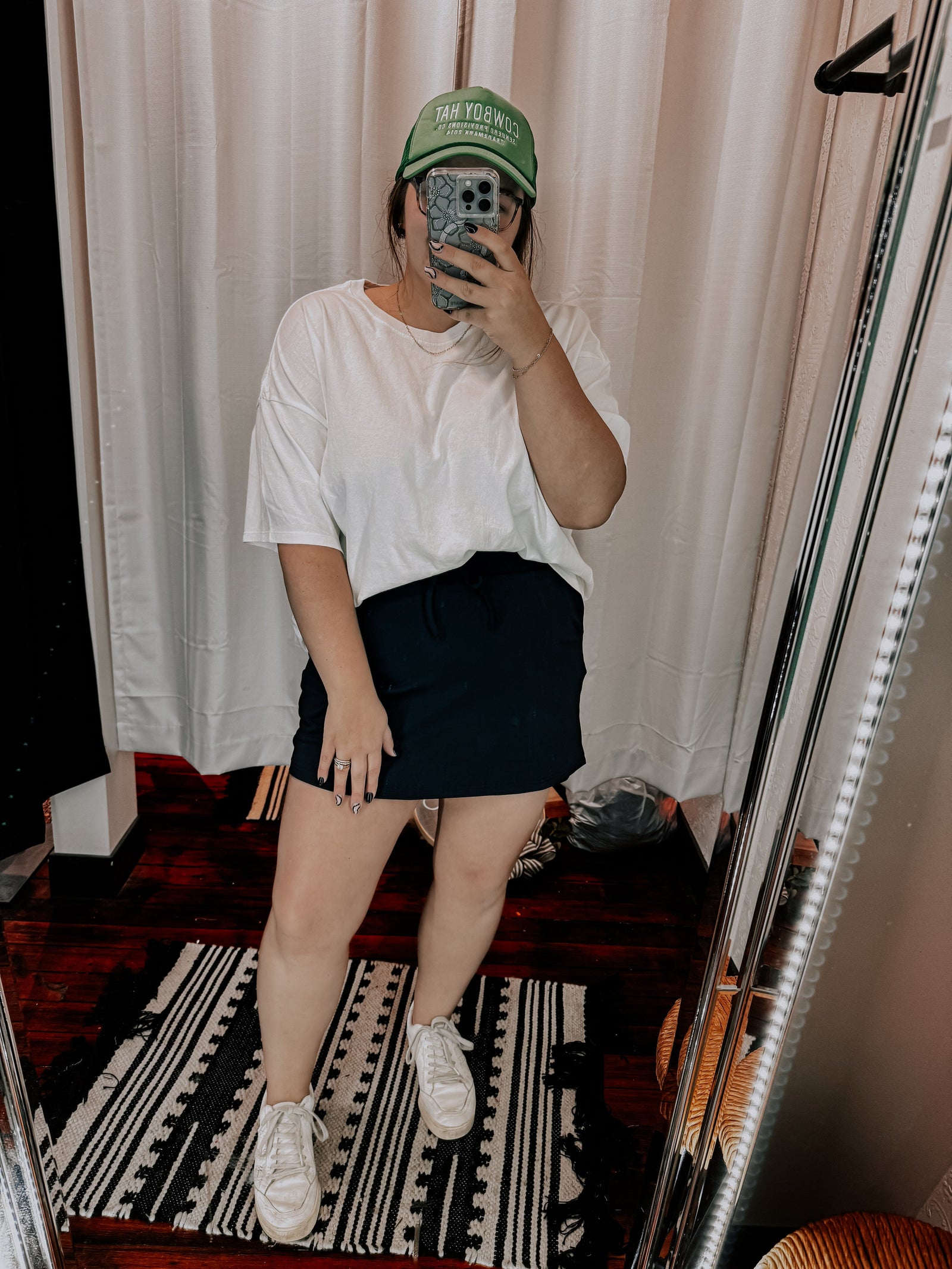 White Cotton Oversized Boyfriend Tee Short sleeve moon Ryder 