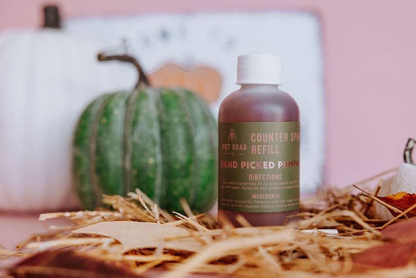 Hand Picked Pumpkin Counter Spray: Counter Spray Dirt Road Candle Co 