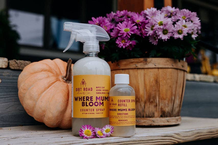 Where Mums Bloom Counter Spray: Counter Spray Dirt Road Candle Co 