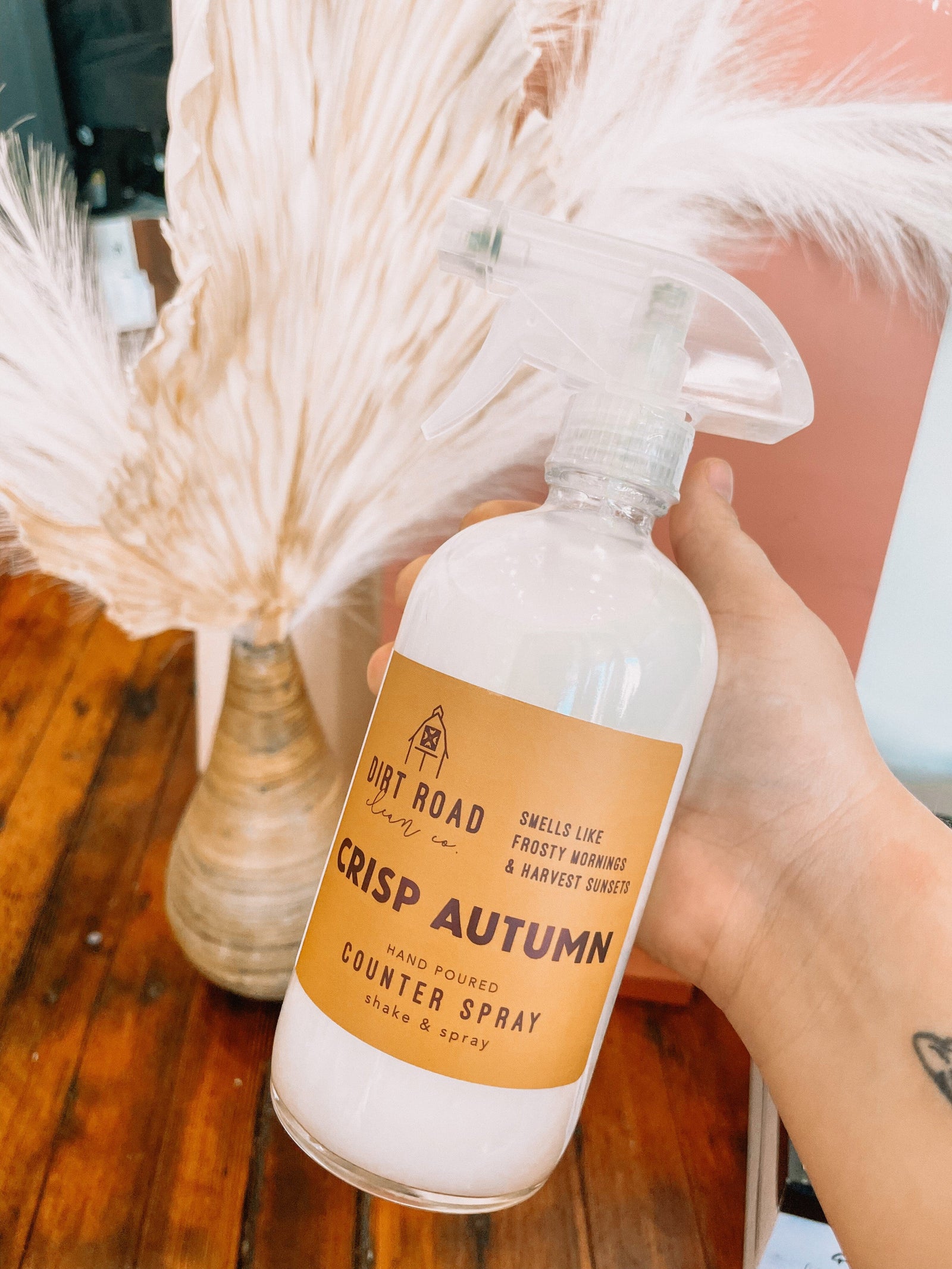 Crisp Autumn Counter Spray Accessories Dirt Road Candle Co 