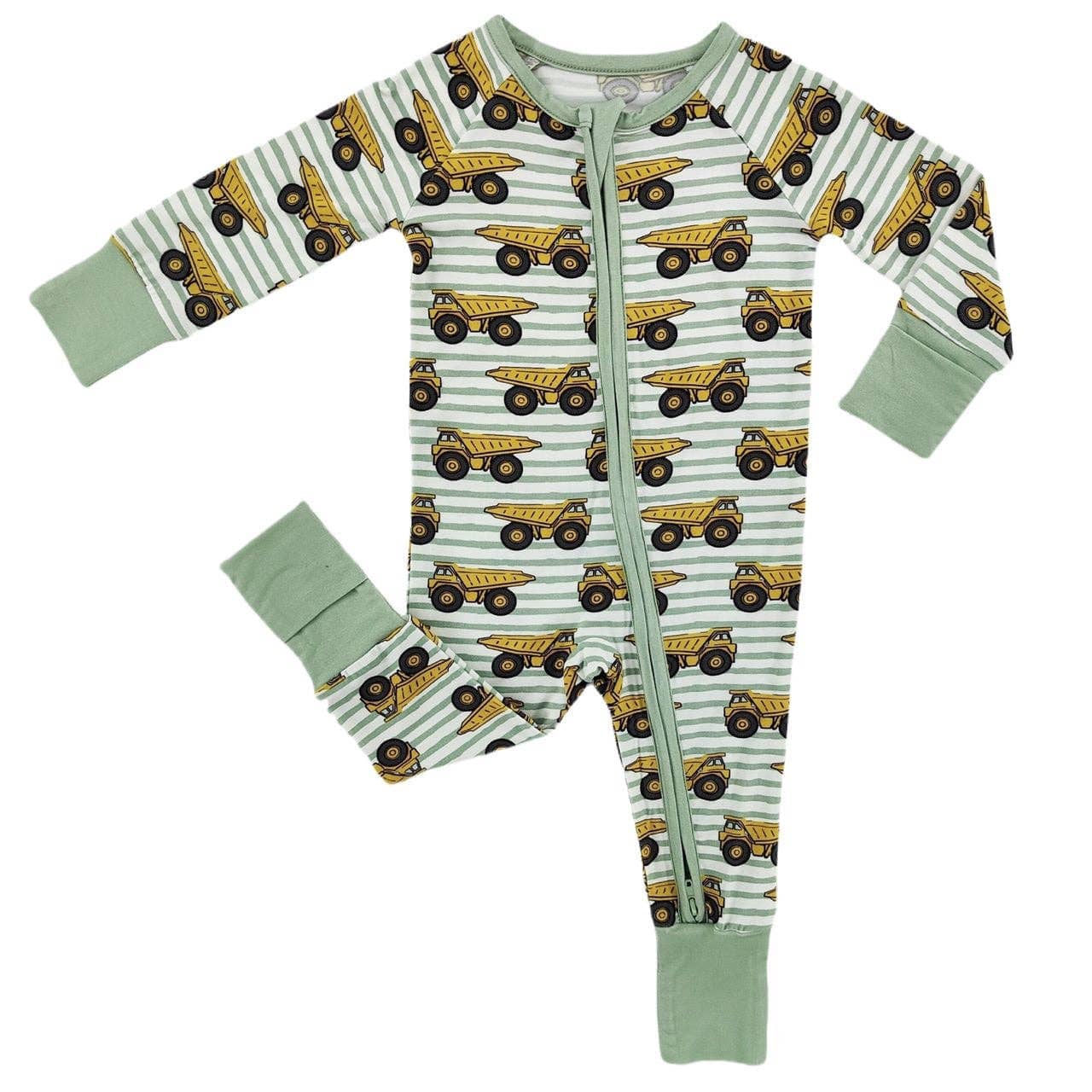Dump Trucks Bamboo Sleeper: 0-3M Little One Shop 