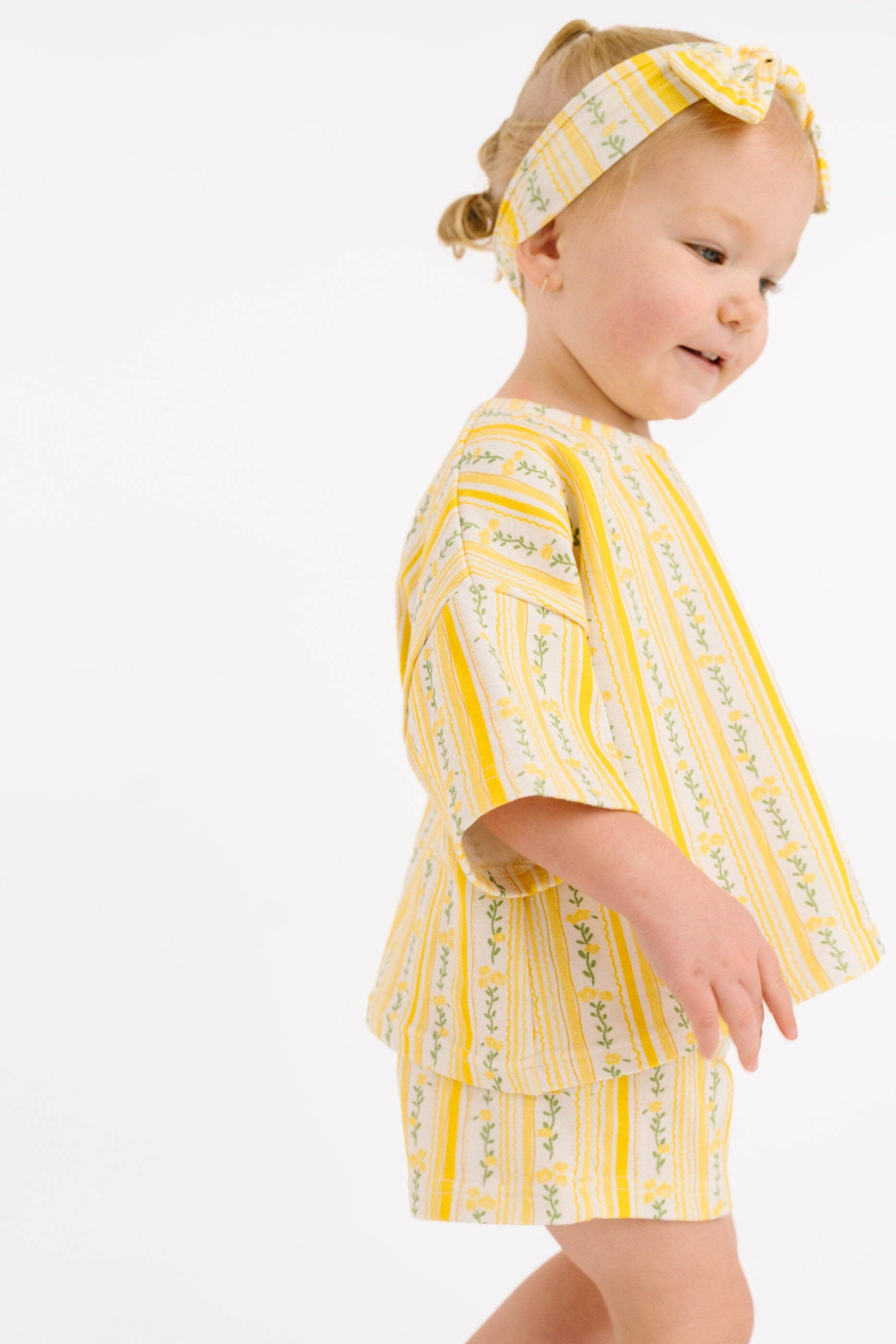 Sunny Meadow Stripe Slouchy Set: 6-12M Little One Shop 