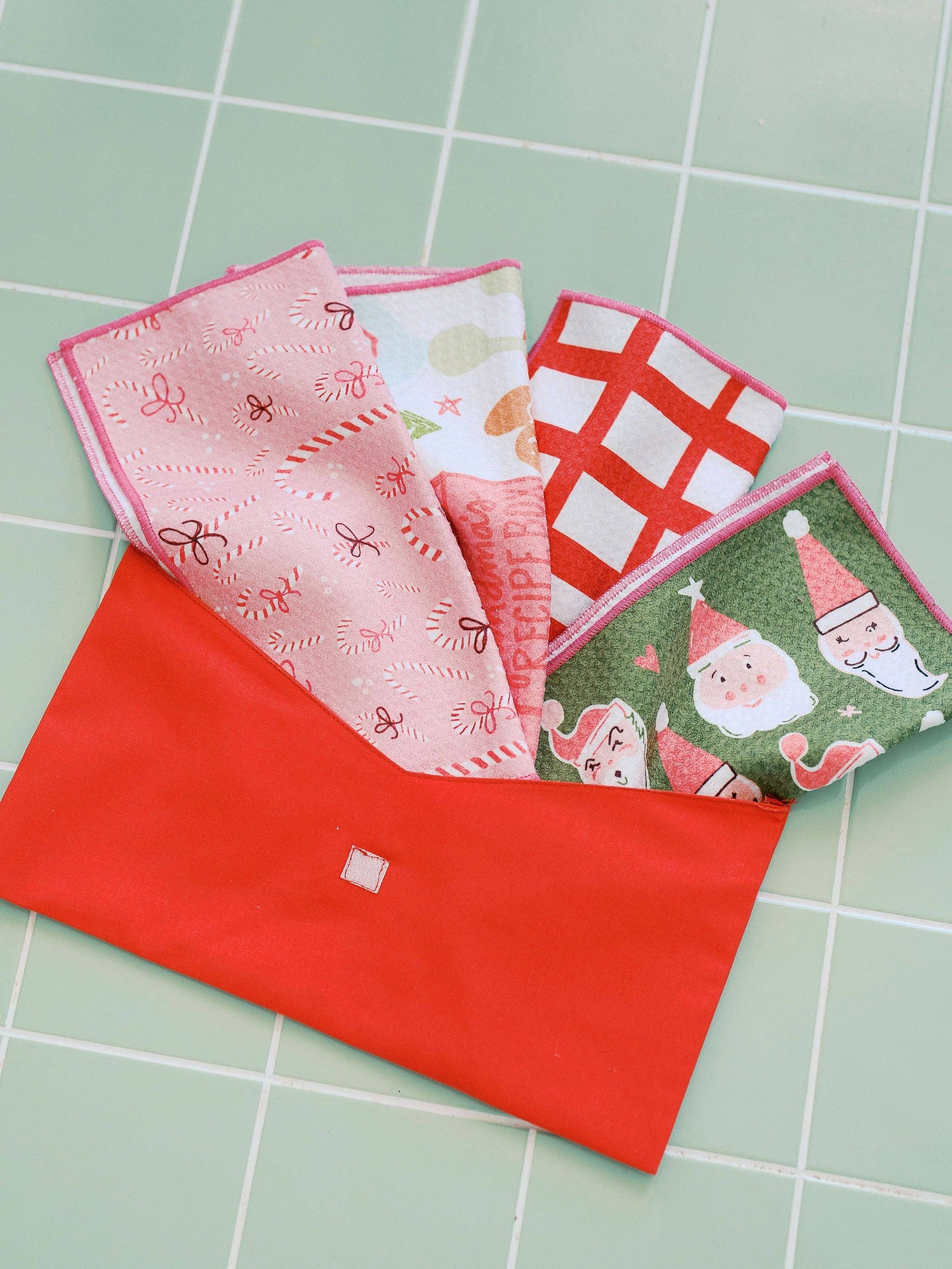 Letters to Santa Waffle Cloths - Set of 4 | Christmas Doe A Deer 