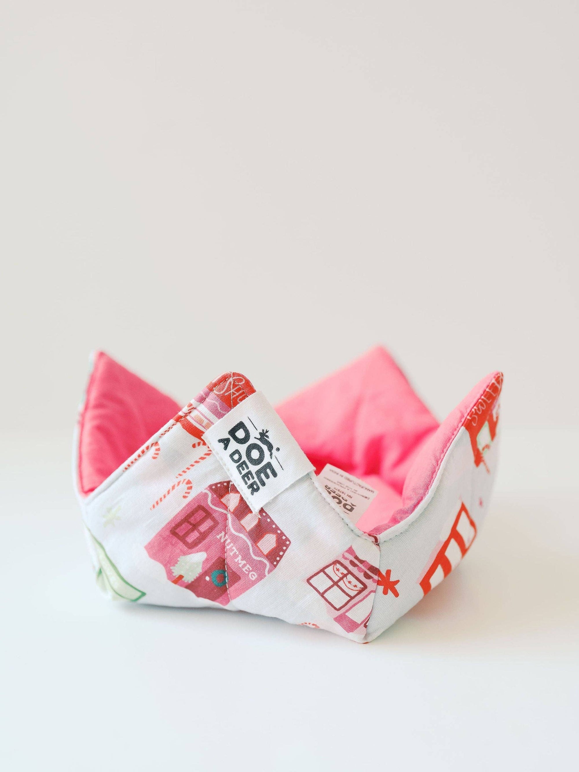 Christmas in the Village Bowl Bestie | Microwave Bowl Holder Doe A Deer 