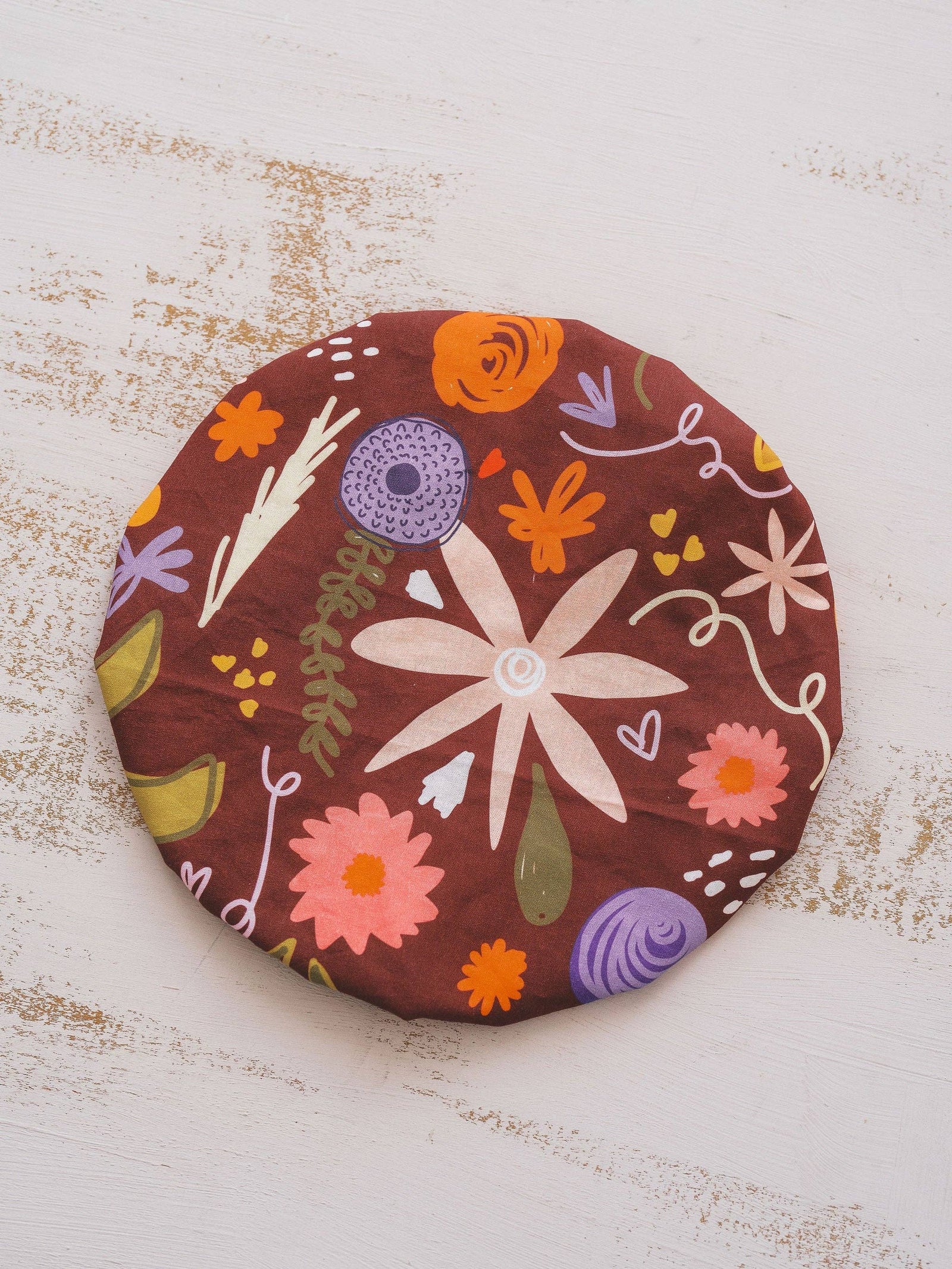 10.5" Fall Floral Reusable Bowl Cover | Kitchen Aid Mixer Doe A Deer 