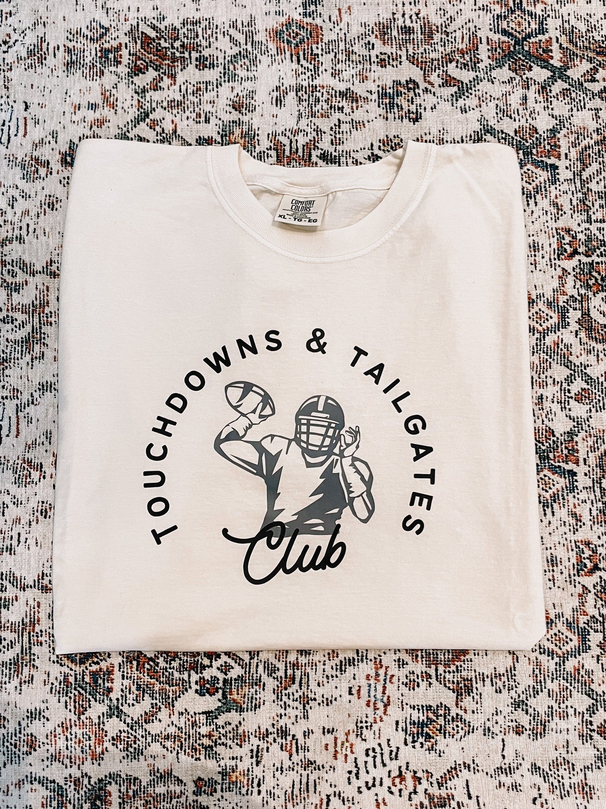 THA Exclusive - Preorder - Tailgates and Touchdowns Club Short sleeve The Humming Arrow Boutique 