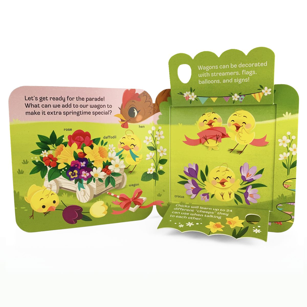 Hop Easter Lift-a-Flap Board Book Cottage Door Press 