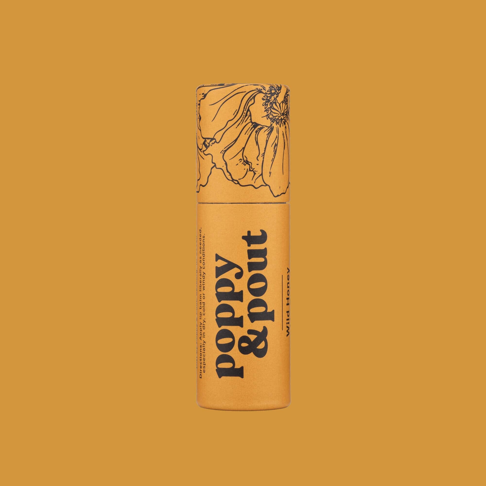 Lip Balm, Wild Honey Poppy &amp; Pout 