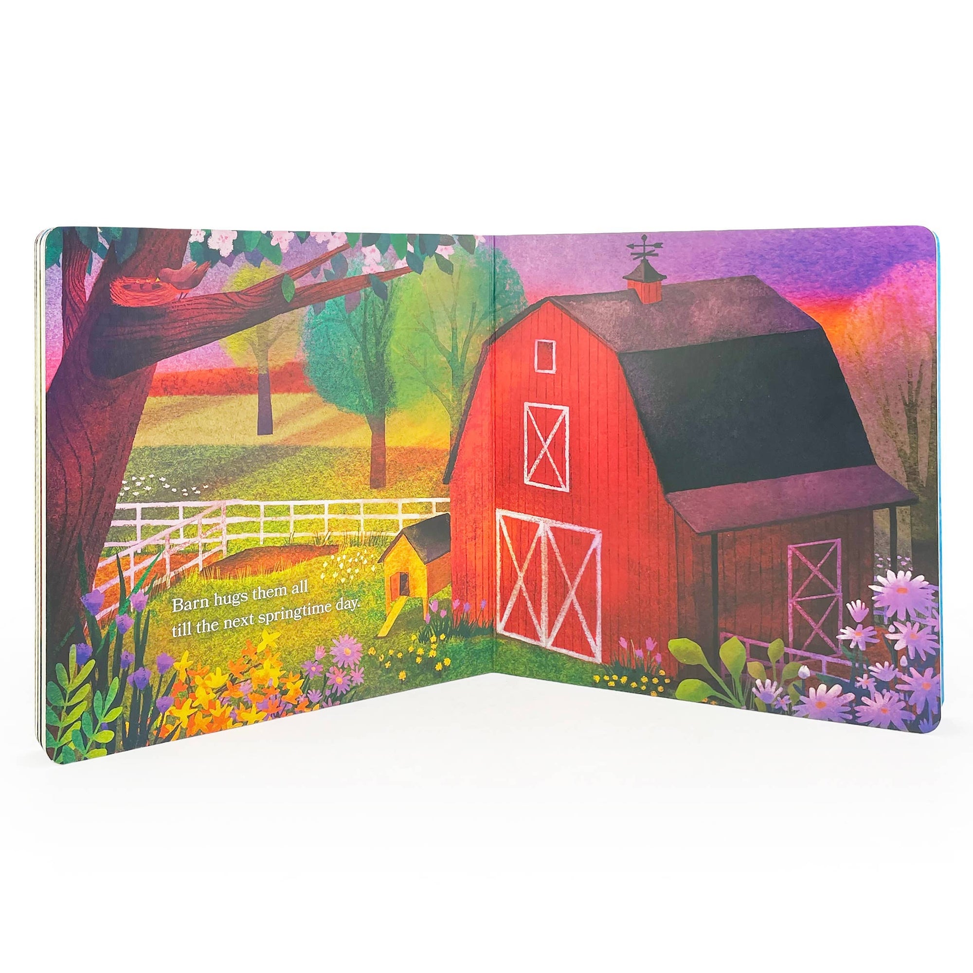 Barn in Spring: Out to Explore on the Farm Board Book Cottage Door Press 