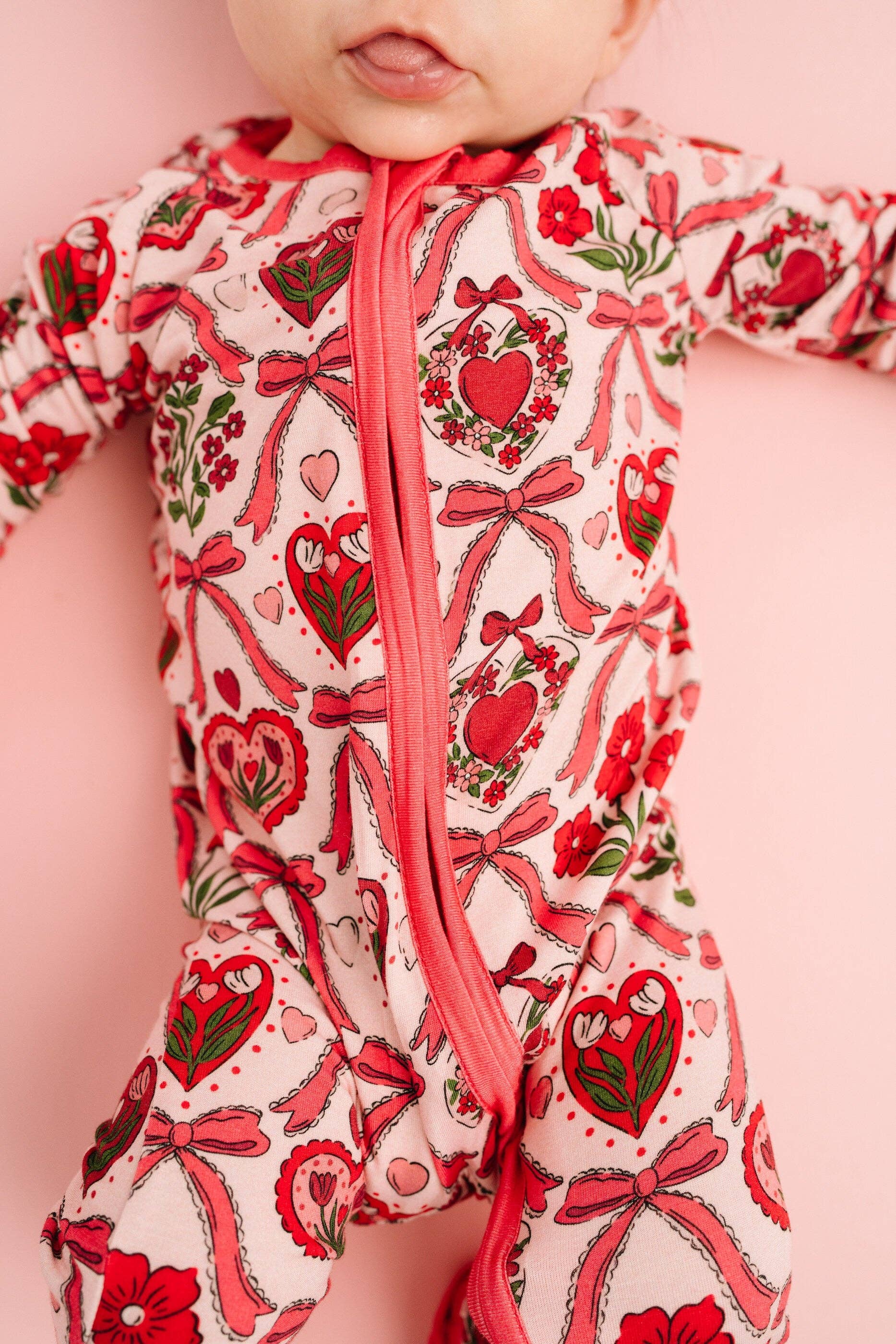 Sweetest Valentine Bamboo Sleeper: 0-3M Little One Shop 