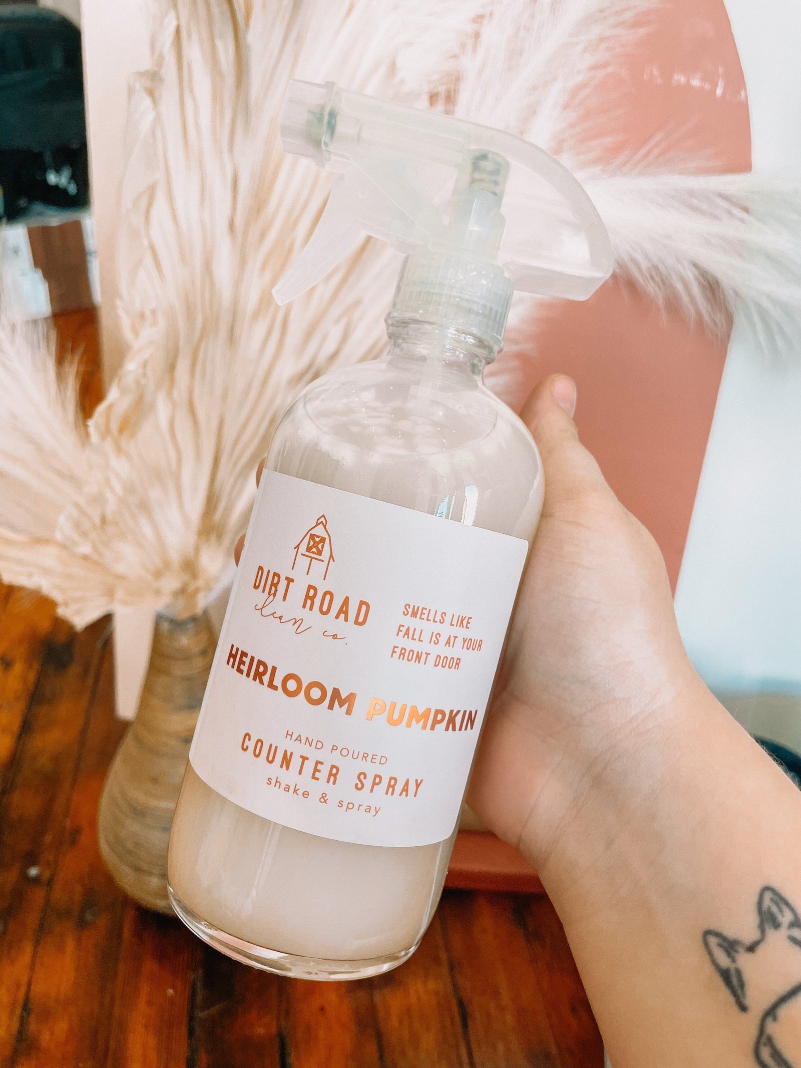 Heirloom Pumpkin Counter Spray Accessories Dirt Road Candle Co 