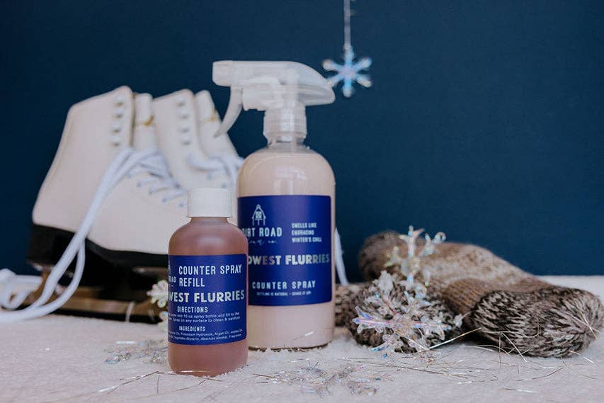 Midwest Flurries Counter Spray: Counter Spray Dirt Road Candle Co 