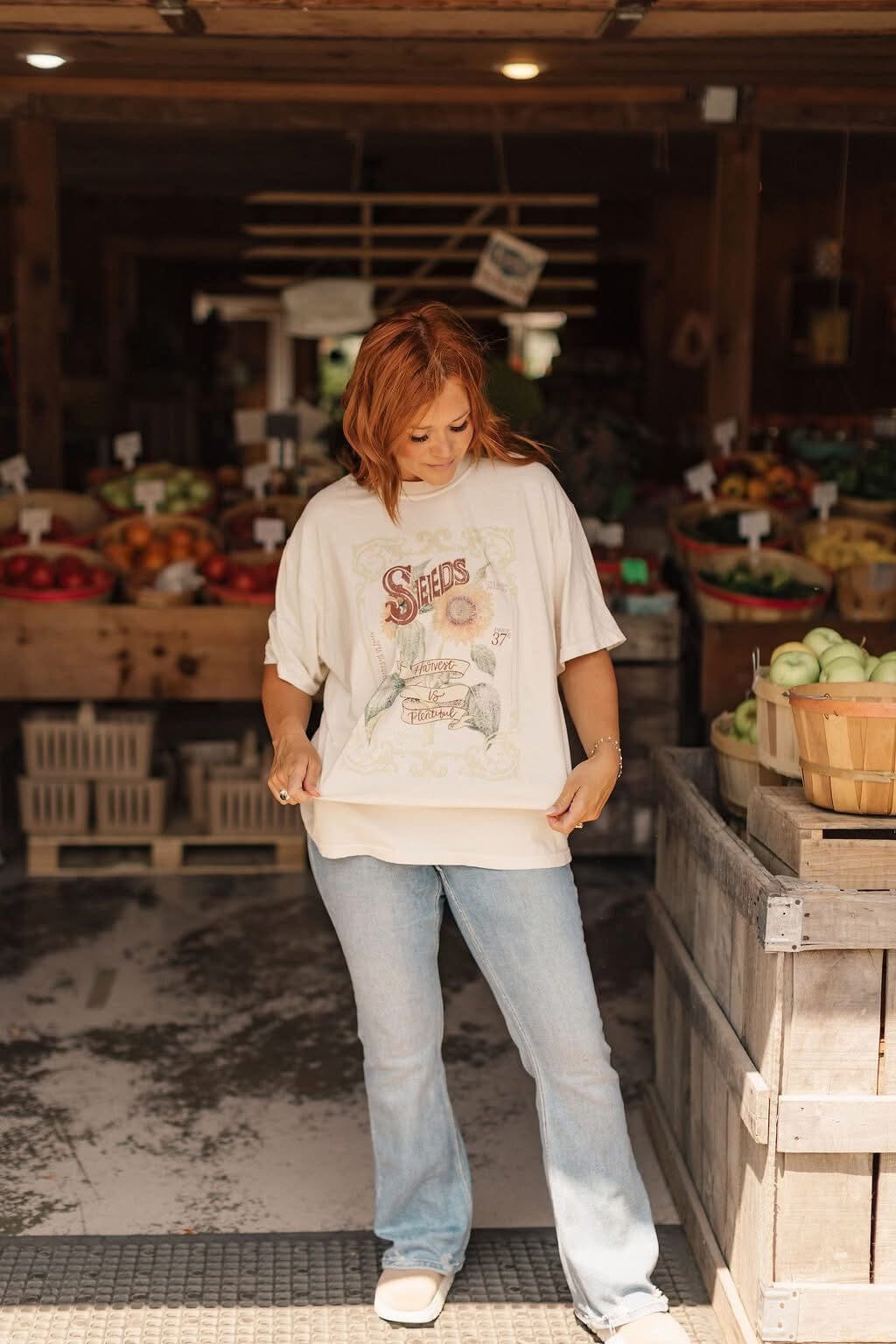 PREORDER | Fall Seed Packet Graphic Tee Long sleeve Chaudoin Creations 