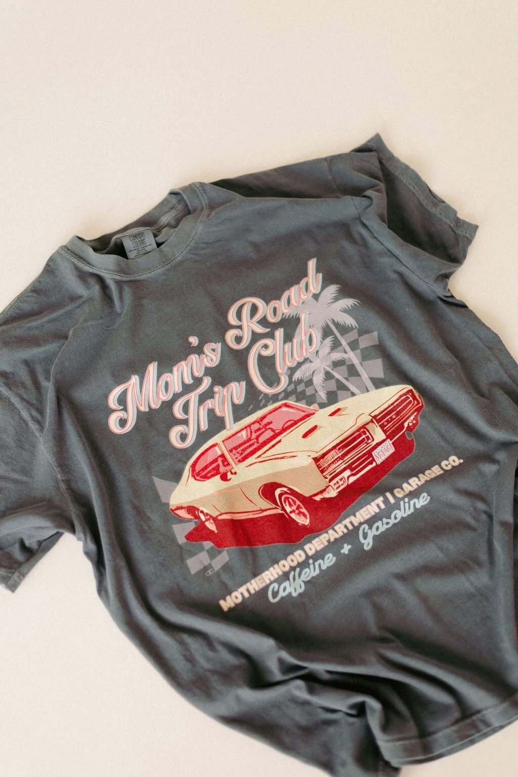 Mom’s Road Trip Club Graphic Tee Short sleeve Chaudoin Creations 