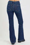 Risen Dark Wash Bootcut Tummy Control High Rise Non Distressed Jeans Bottoms Risen 