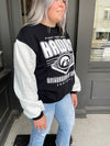 Iowa Hawkeyes Black and White Crewneck Sweatshirt The Humming Arrow Boutique 