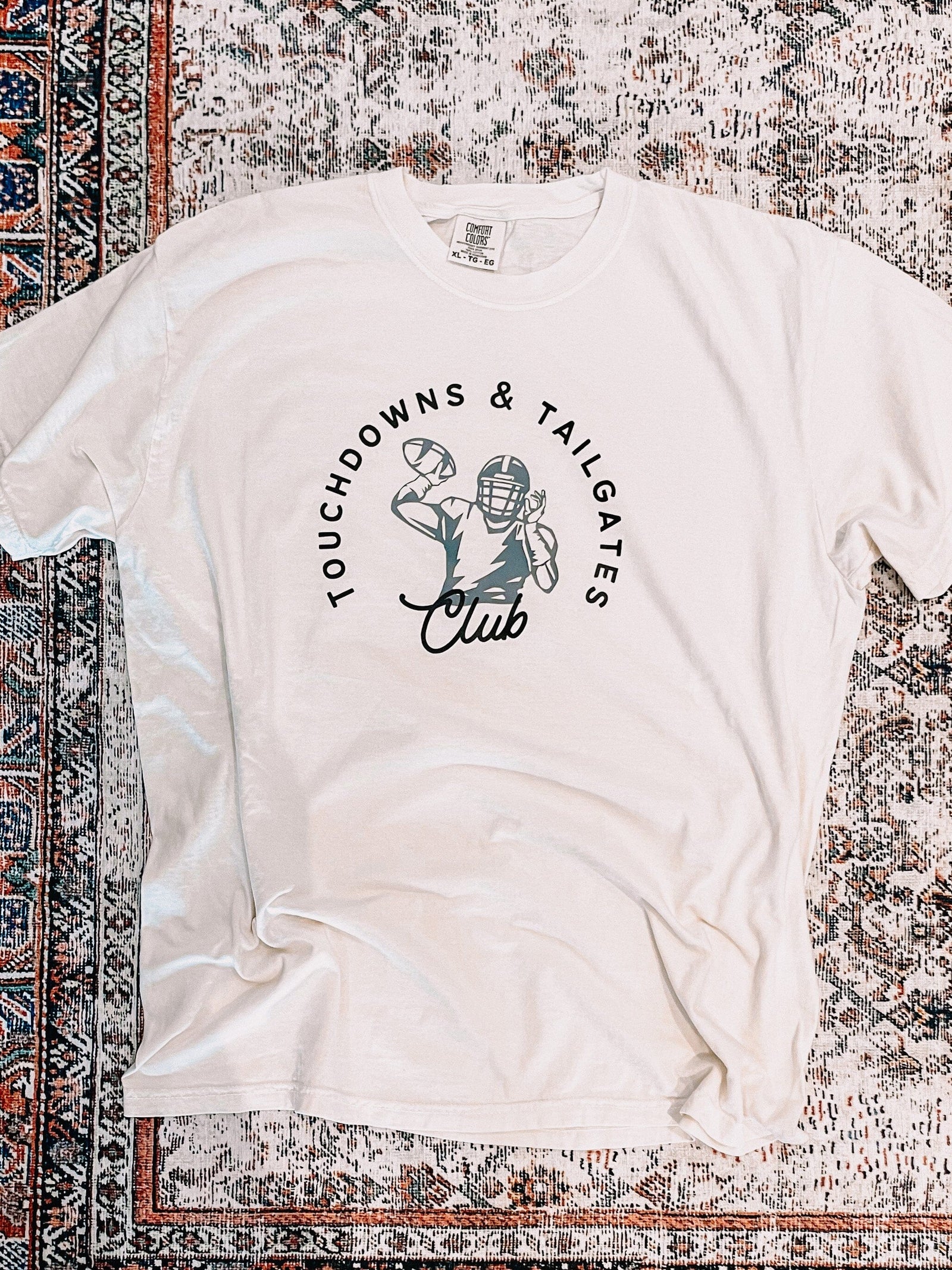 THA Exclusive - Preorder - Tailgates and Touchdowns Club Short sleeve The Humming Arrow Boutique 