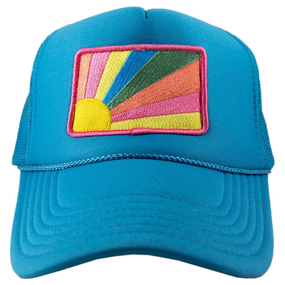 Katydid Blue Sunrise Patch Otto Trucker Hat Hats Katydid 