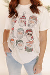 Vintage Santas Graphic Crewneck Sweatshirt Long sleeve Chaudoin Creations 