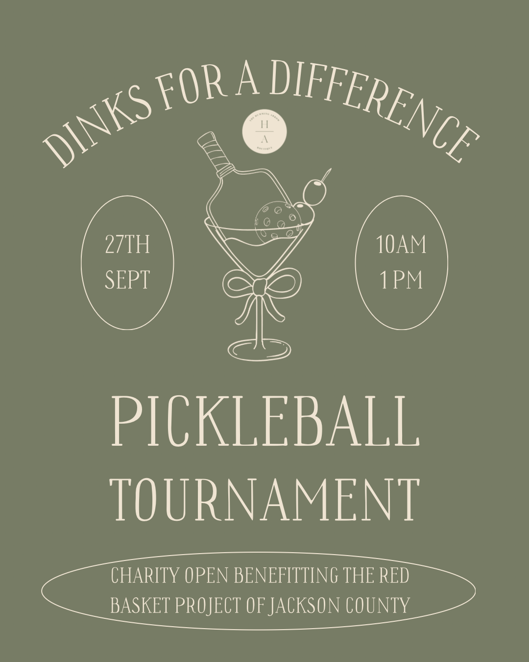 Dinks for a Difference | Charity Open Pickleball Tournament