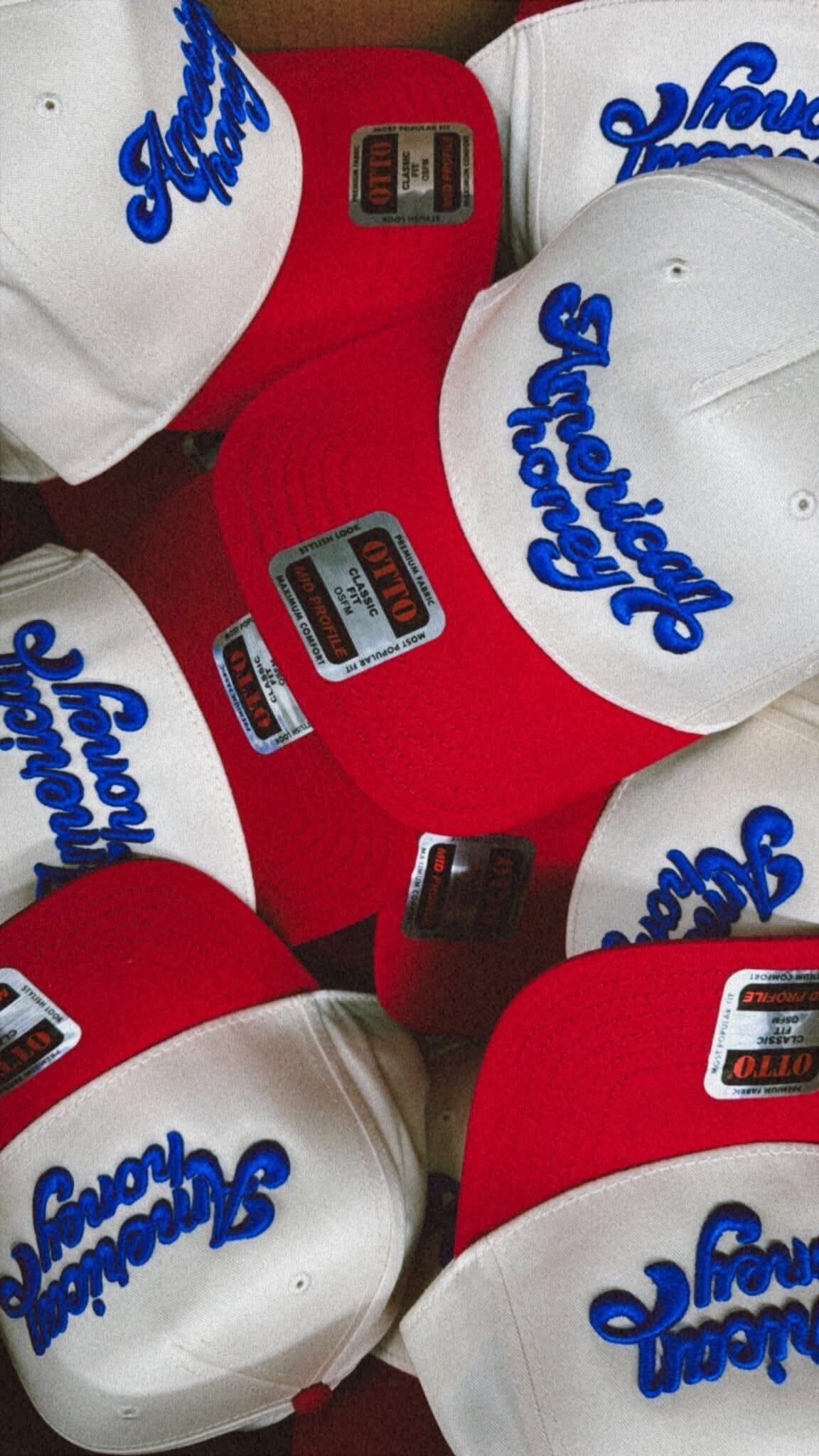 American Honey Puff Embroidered Trucker Hat Hats PPTX 