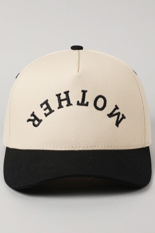 Mother Black Embroidered Adjustable Snap Back Trucker Hat Hats Fashion City 