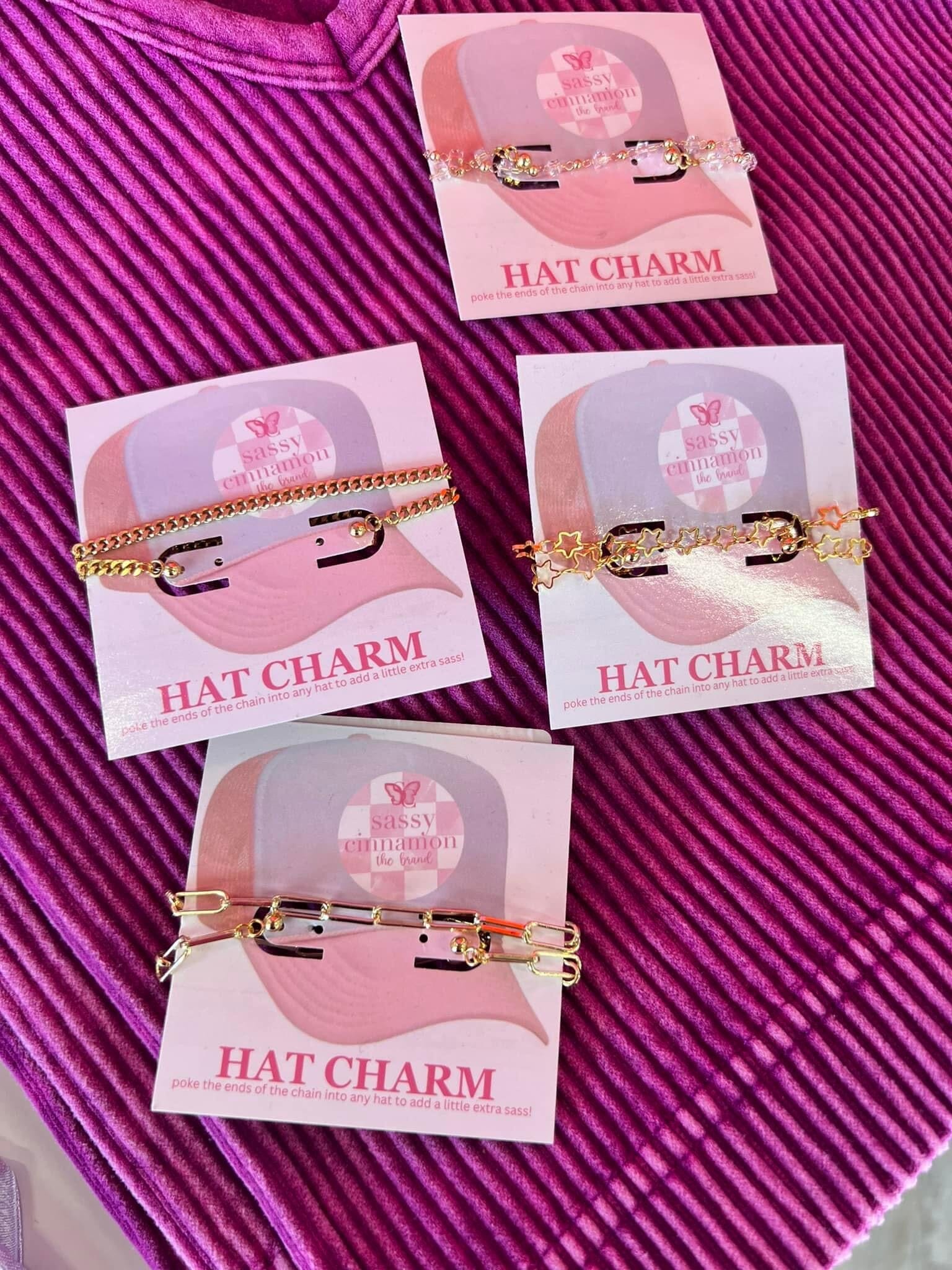 Trucker Hat Gold Chain Accessory Accessories The Humming Arrow Boutique 