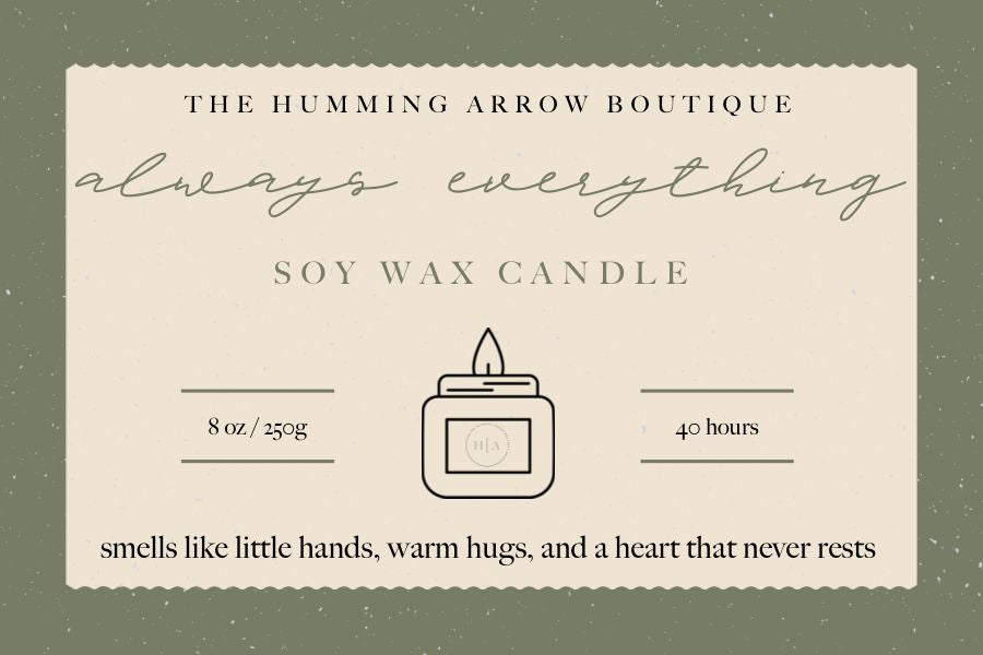 The Humming Arrow Signature Scent 9 ounce Candles Accessories The Humming Arrow Boutique 