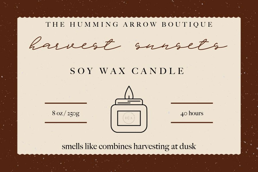 The Humming Arrow Signature Scent 9 ounce Candles Accessories The Humming Arrow Boutique 