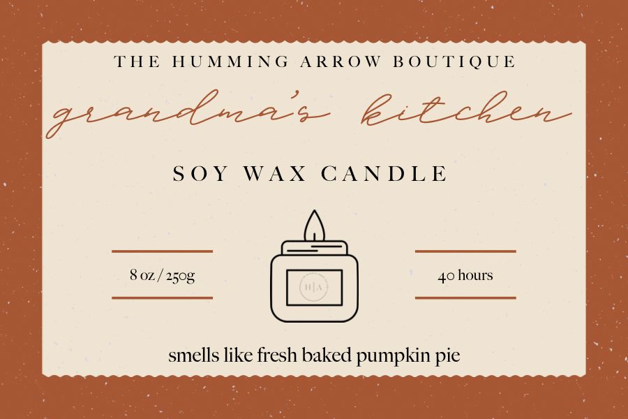 The Humming Arrow Signature Scent 9 ounce Candles Accessories The Humming Arrow Boutique 