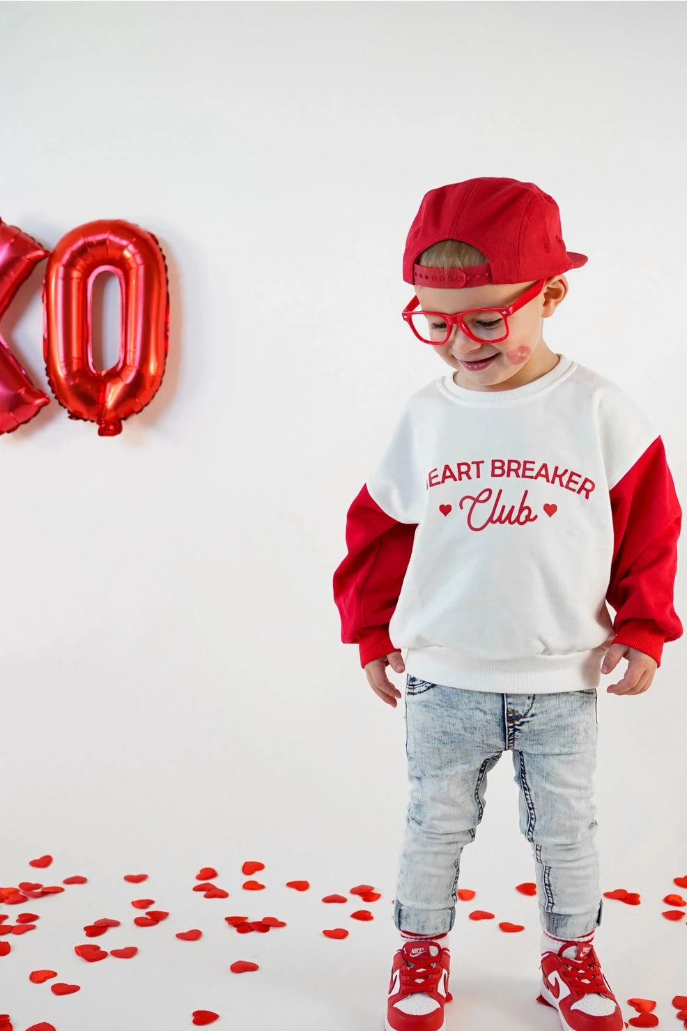 PREORDER | Heartbreaker Club Color Block Toddler and Youth Crewneck Long sleeve Holland Ave 