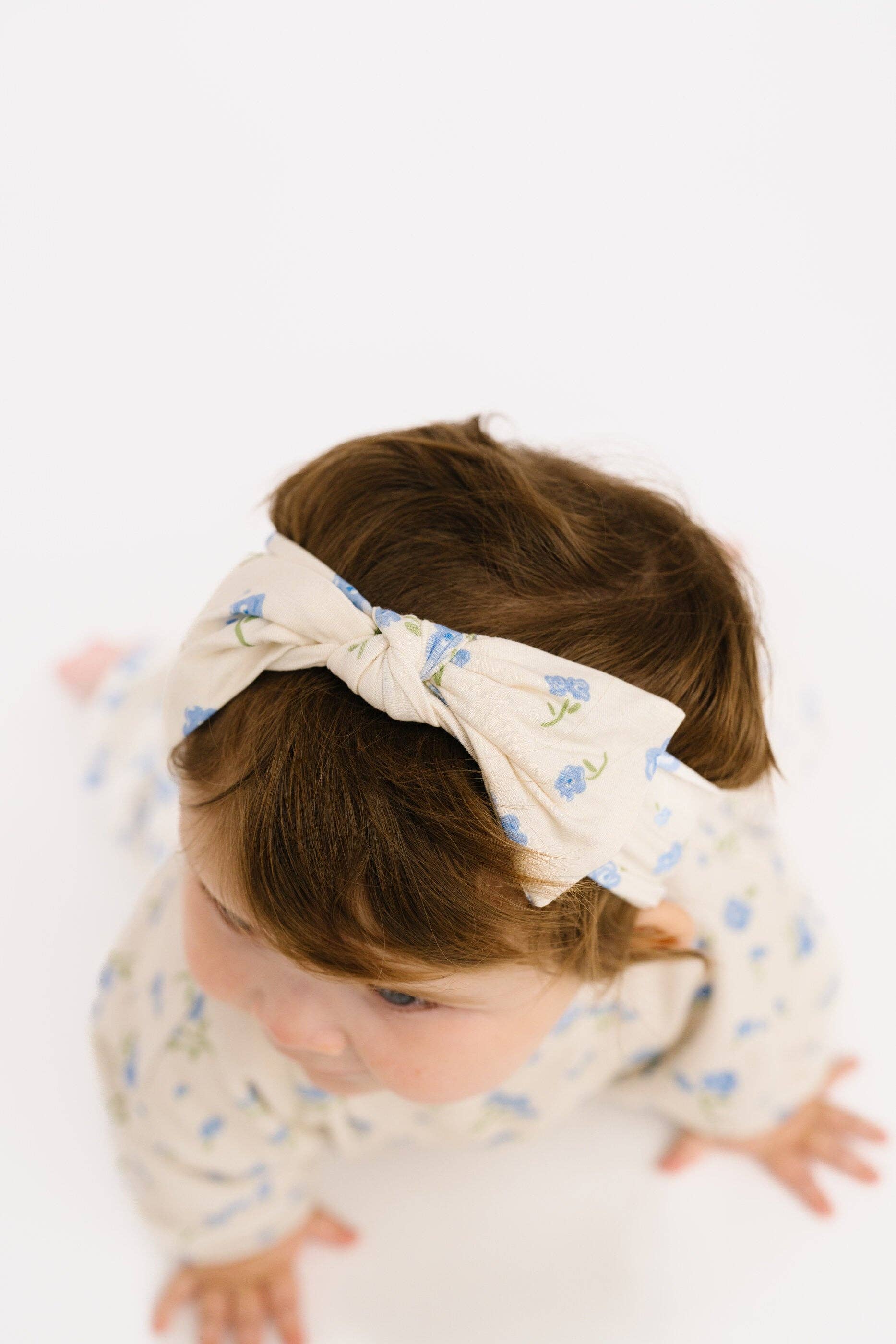 Blue Blooms Sweatsuit: 4T Little One Shop 