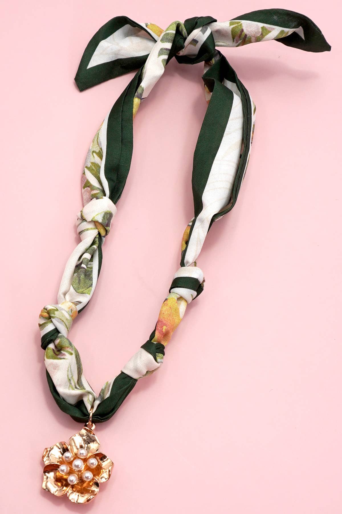 HANDMADE SCARF CHARM NECKLACE | 80N91790: F JOSSLYN by wall to wall 