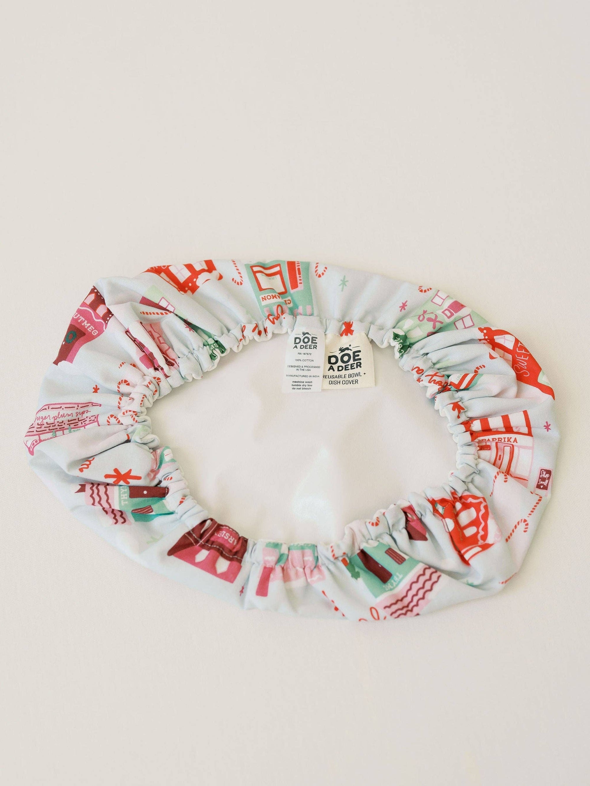 Christmas in the Village 10x14 Baking Dish Cover | Holiday Doe A Deer 
