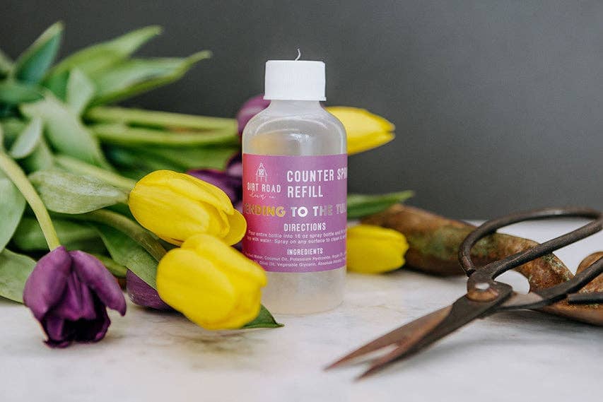 Tending To The Tulips Counter Spray: Counter Spray Dirt Road Candle Co 