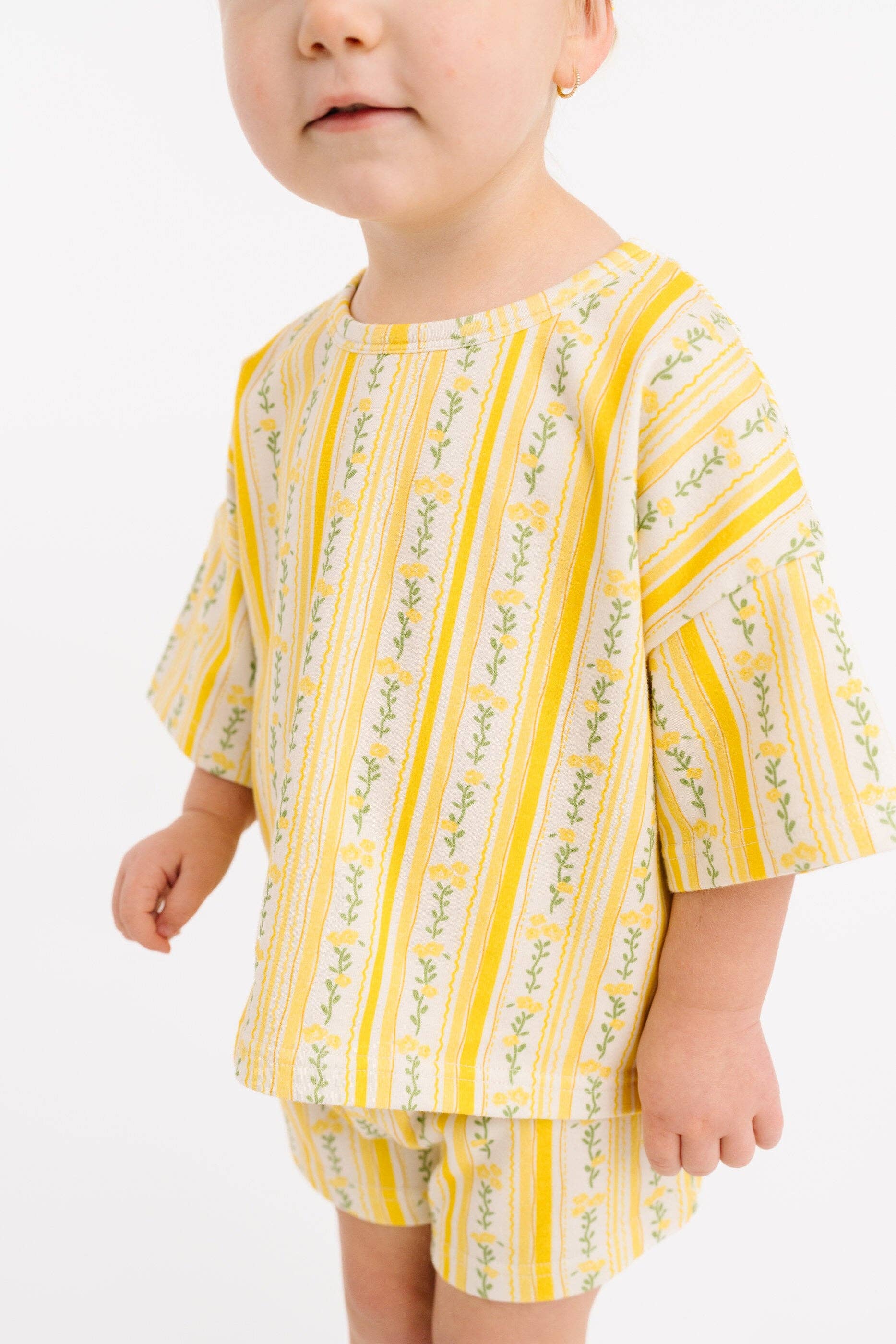 Sunny Meadow Stripe Slouchy Set: 6-12M Little One Shop 