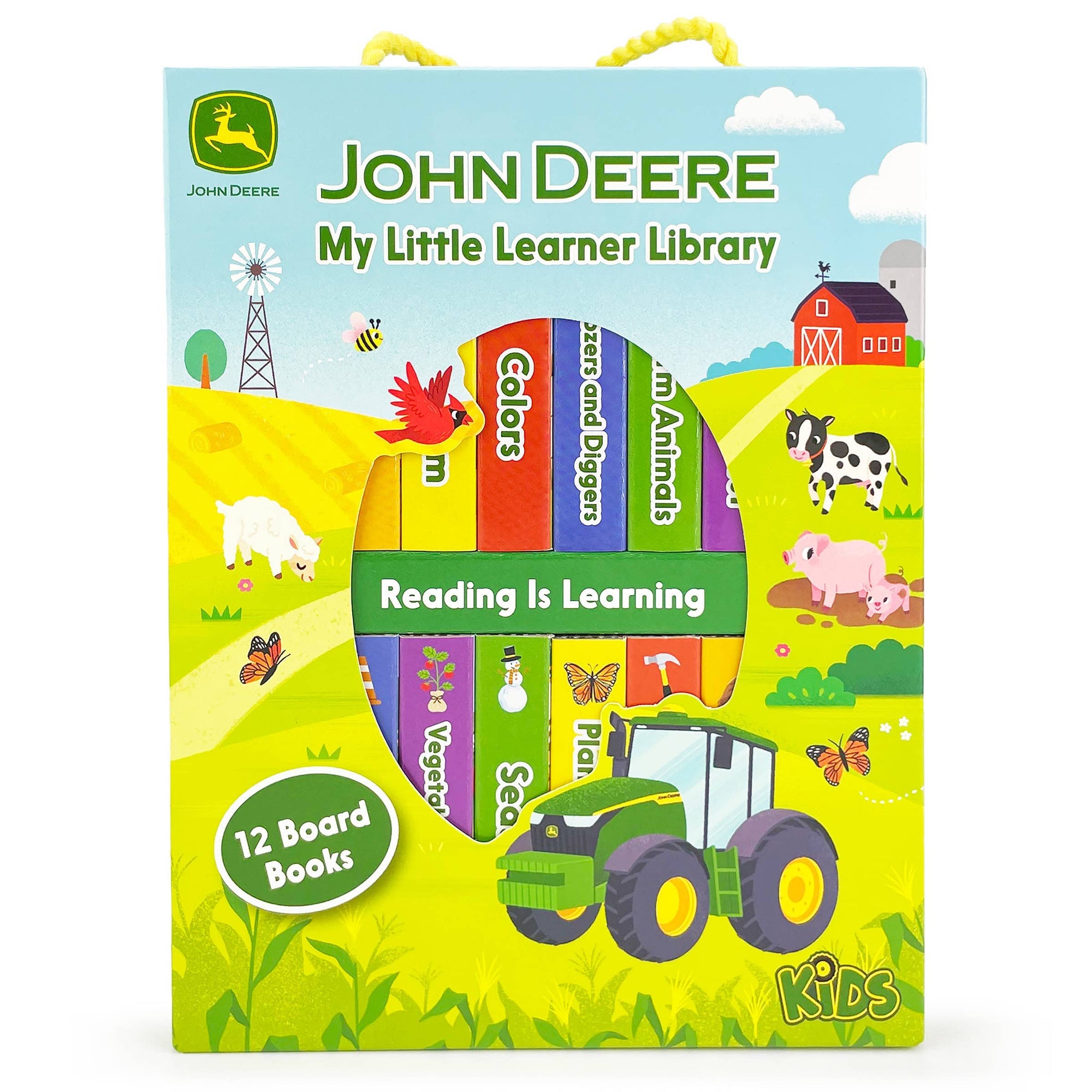 John Deere Kids My Little Learner Library Board Book Set Cottage Door Press 