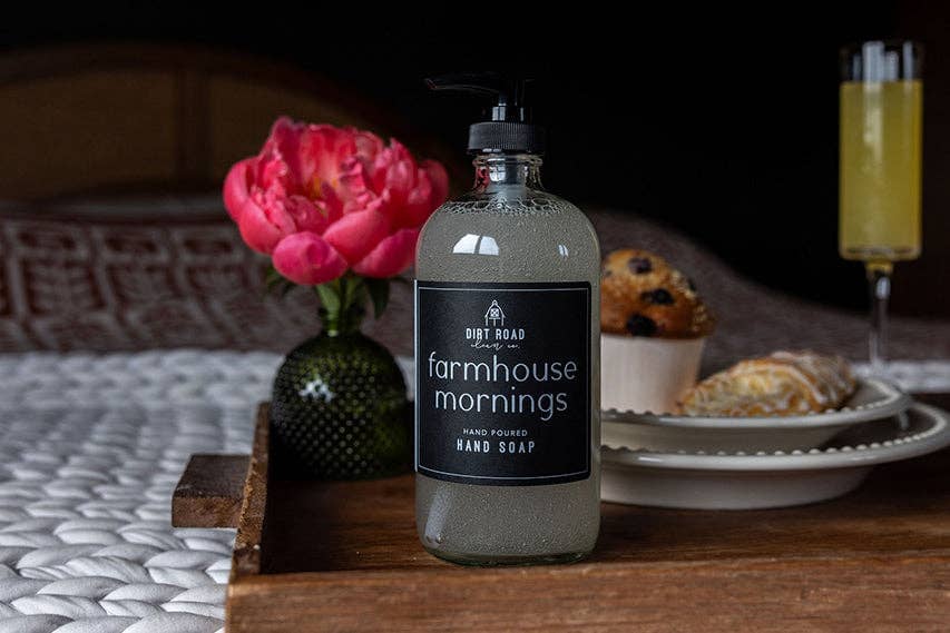 Farmhouse Mornings Hand Soap: Hand Soap Dirt Road Candle Co 