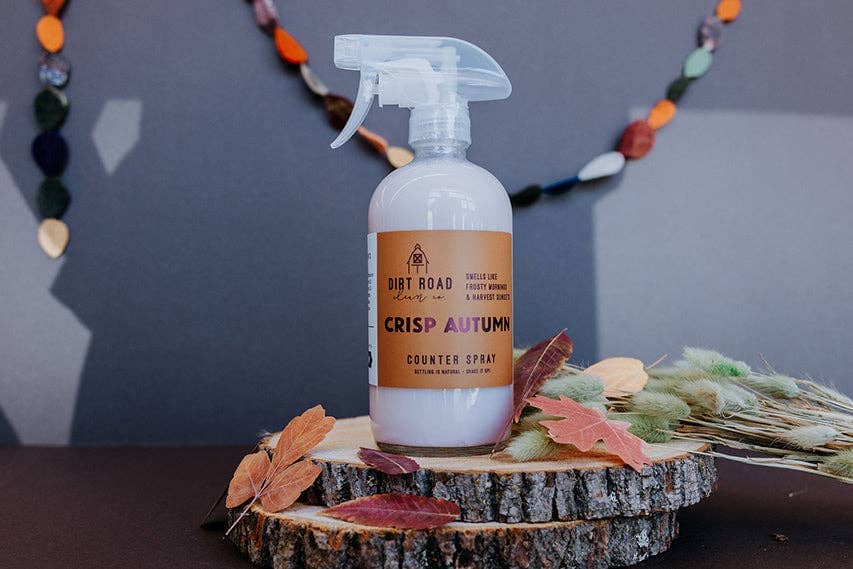 Crisp Autumn Counter Spray: Counter Spray Dirt Road Candle Co 