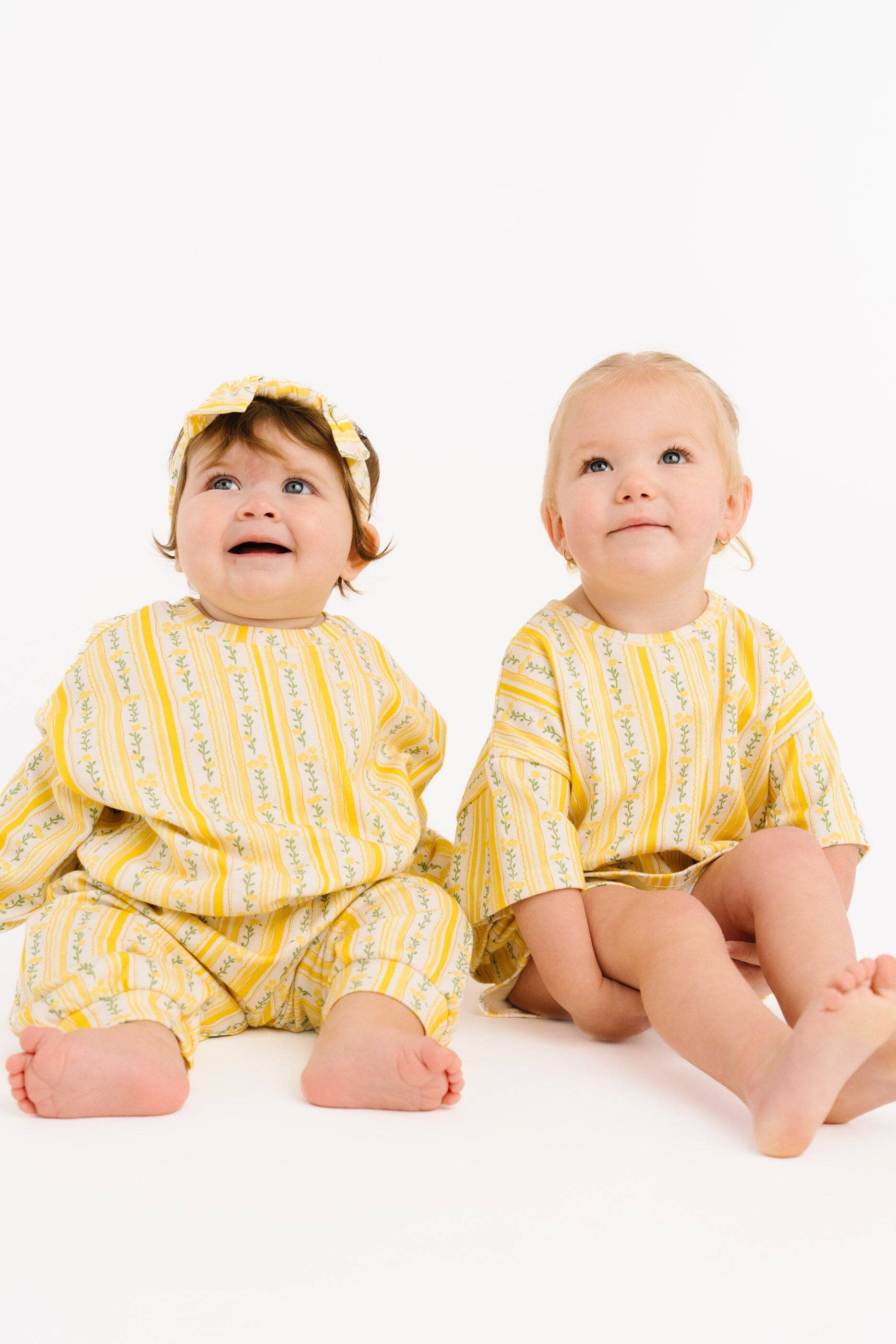 Sunny Meadow Stripe Slouchy Set: 6-12M Little One Shop 