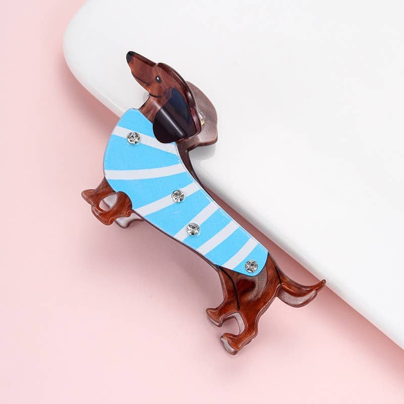 JUMBO DOG HAIR CLAW CLIPS | 40H1108: PINK JOSSLYN by wall to wall 