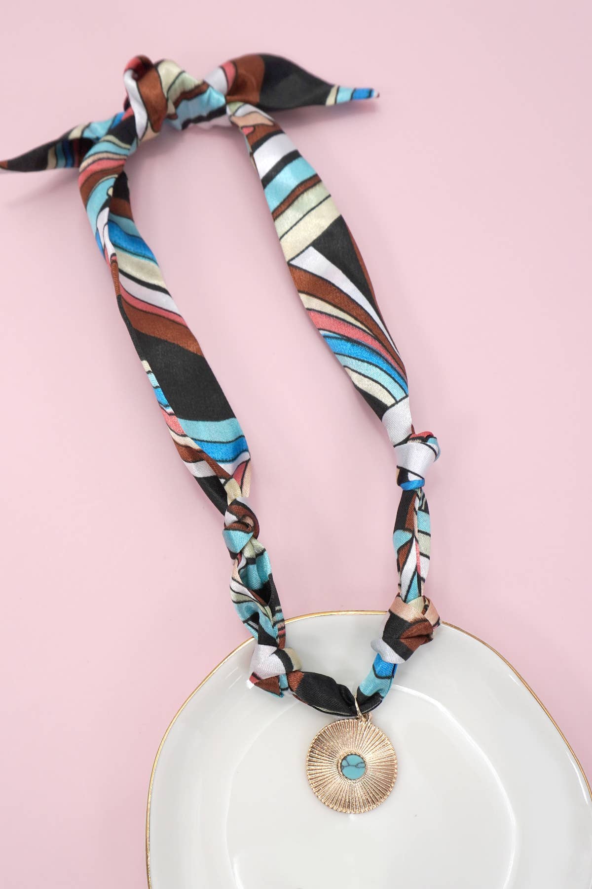 HANDMADE SCARF CHARM NECKLACE | 80N91790: S JOSSLYN by wall to wall 
