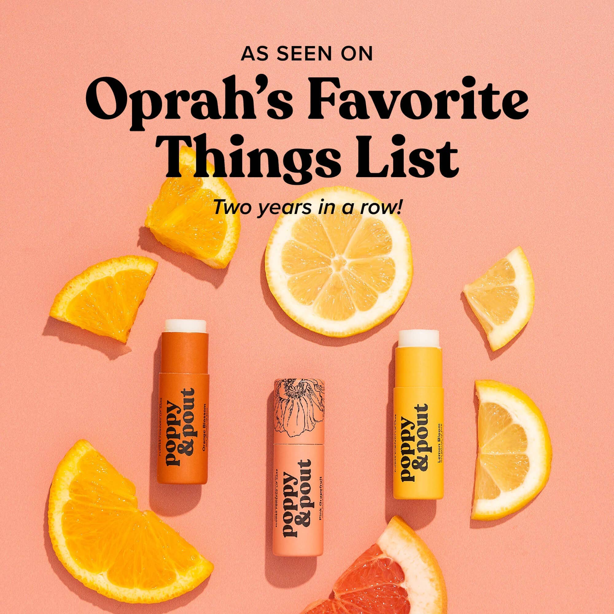 Lip Balm, Lemon Bloom Poppy &amp; Pout 